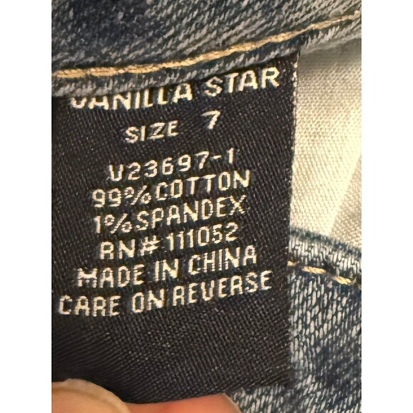 Vanilla Star Rip and Repair Mom Jeans High Waist Straight Leg Size 7 (W 28) - Picture 8 of 11